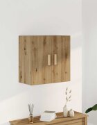 vidaXL Стенен шкаф дъб артизан 60x31x60 см инженерно дърво