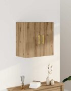vidaXL Стенен шкаф дъб артизан 60x31x60 см инженерно дърво