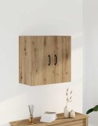vidaXL Стенен шкаф дъб артизан 60x31x60 см инженерно дърво