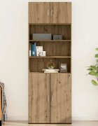 vidaXL Стенен шкаф дъб артизан 80 x 42.5 x 40 см Инженерна дървесина