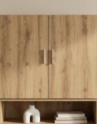 vidaXL Стенен шкаф Дъб артизан 80 x 425 x 64 см Инженерна дървесина