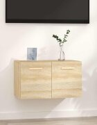 vidaXL Стенен шкаф дъб сонома 60x365x35 см инженерно дърво