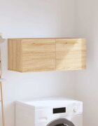 vidaXL Стенен шкаф дъб сонома 80x365x35 см инженерно дърво
