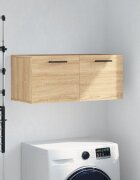 vidaXL Стенен шкаф дъб сонома 80x365x35 см инженерно дърво