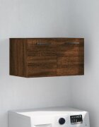 vidaXL Стенен шкаф кафяв дъб 60x365x35 см инженерно дърво