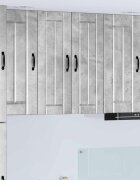 vidaXL Стенен шкаф LUCCA Бетонно сиво 30 x 31 x 80 см