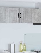 vidaXL Стенен шкаф LUCCA Бетонно сиво 40 x 31 x 40 см
