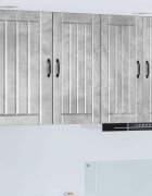 vidaXL Стенен шкаф LUCCA Бетонно сиво 40 x 31 x 80 см
