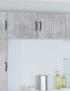 vidaXL Стенен шкаф LUCCA Бетонно сиво 50 x 31 x 40 см