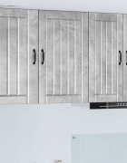 vidaXL Стенен шкаф LUCCA Бетонно сиво 50 x 31 x 80 см