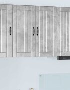 vidaXL Стенен шкаф LUCCA Бетонно сиво 80 x 31 x 80 см
