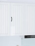 vidaXL Стенен шкаф LUCCA Бял гланц 50 x 31 x 100 см