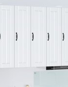 vidaXL Стенен шкаф LUCCA Бяло 30 x 31 x 100 см Инженерна дървесина