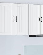 vidaXL Стенен шкаф LUCCA Бяло 40 x 31 x 80 см Инженерна дървесина