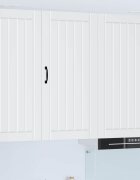vidaXL Стенен шкаф LUCCA Бяло 50 x 31 x 100 см Инженерна дървесина
