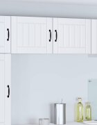 vidaXL Стенен шкаф LUCCA Бяло 50 x 31 x 40 см Инженерна дървесина