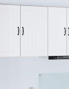 vidaXL Стенен шкаф LUCCA Бяло 50 x 31 x 80 см Инженерна дървесина
