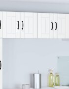 vidaXL Стенен шкаф LUCCA Бяло 60 x 31 x 40 см Инженерна дървесина