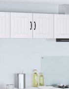 vidaXL Стенен шкаф LUCCA Бяло 80 x 31 x 40 см Инженерна дървесина