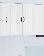 vidaXL Стенен шкаф LUCCA Бяло 80 x 31 x 80 см Инженерна дървесина