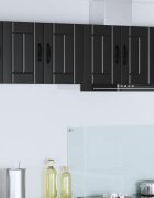 vidaXL Стенен шкаф LUCCA Черно 30 x 31 x 40 см Инженерна дървесина