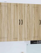 vidaXL Стенен шкаф LUCCA Дъб сонома 60 x 31 x 100 см