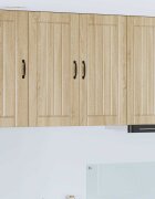 vidaXL Стенен шкаф LUCCA Дъб сонома 80 x 31 x 80 см