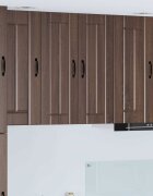 vidaXL Стенен шкаф LUCCA Кафяв дъб 30 x 31 x 80 см Инженерна дървесина