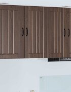 vidaXL Стенен шкаф LUCCA Кафяв дъб 40 x 31 x 80 см Инженерна дървесина