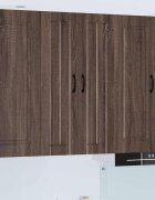 vidaXL Стенен шкаф LUCCA Кафяв дъб 60 x 31 x 100 см