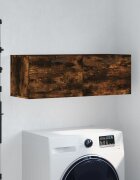 vidaXL Стенен шкаф опушен дъб 100x365x35 см инженерно дърво