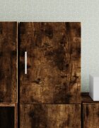 vidaXL Стенен шкаф опушен дъб 30x425x40 см инженерно дърво