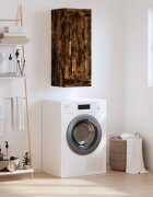 vidaXL Стенен шкаф опушен дъб 345x34x90 см инженерно дърво