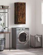 vidaXL Стенен шкаф опушен дъб 345x34x90 см инженерно дърво