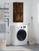 vidaXL Стенен шкаф опушен дъб 345x34x90 см инженерно дърво