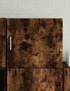 vidaXL Стенен шкаф опушен дъб 45x425x40 см инженерно дърво
