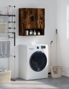 vidaXL Стенен шкаф опушен дъб 60x31x70 см инженерно дърво