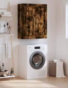 vidaXL Стенен шкаф опушен дъб 695x34x90 см инженерно дърво