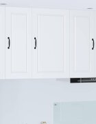 vidaXL Стенен шкаф PORTO Бяло 50 x 31 x 80 см Инженерна дървесина