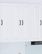 vidaXL Стенен шкаф PORTO Бяло 60 x 31 x 100 см Инженерна дървесина