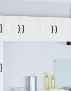 vidaXL Стенен шкаф PORTO Бяло 60 x 31 x 40 см Инженерна дървесина