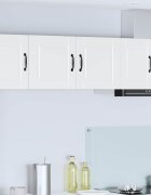vidaXL Стенен шкаф PORTO Бяло 80 x 31 x 40 см Инженерна дървесина