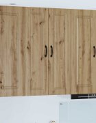 vidaXL Стенен шкаф PORTO Дъб 30 x 31 x 100 см Инженерна дървесина