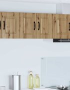 vidaXL Стенен шкаф PORTO Дъб 30 x 31 x 40 см Инженерна дървесина
