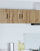vidaXL Стенен шкаф PORTO Дъб 40 x 31 x 40 см Инженерна дървесина