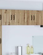 vidaXL Стенен шкаф PORTO Дъб 60 x 31 x 40 см Инженерна дървесина