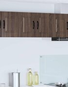 vidaXL Стенен шкаф PORTO Кафяв дъб 30 x 31 x 40 см Инженерна дървесина