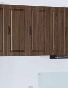 vidaXL Стенен шкаф PORTO Кафяв дъб 40 x 31 x 80 см Инженерна дървесина