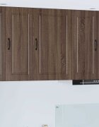vidaXL Стенен шкаф PORTO Кафяв дъб 50 x 31 x 80 см Инженерна дървесина