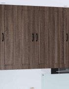 vidaXL Стенен шкаф PORTO Кафяв дъб 60 x 31 x 100 см